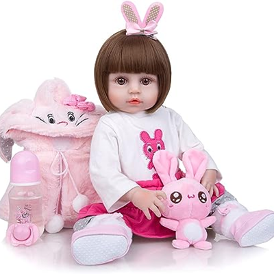عروسک نوزاد دختر 56 سانتی مدل Kaydora Reborn Baby Doll ZY605723_اسباب بازی